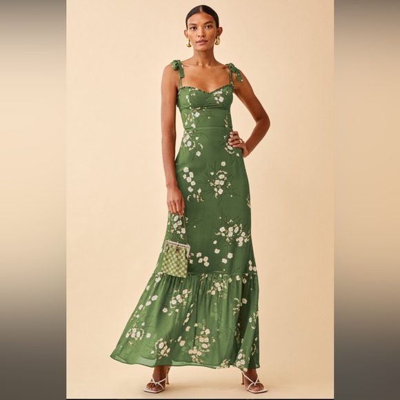 Reformation Jasen Maxi Dress in Lomita NWT Size 4